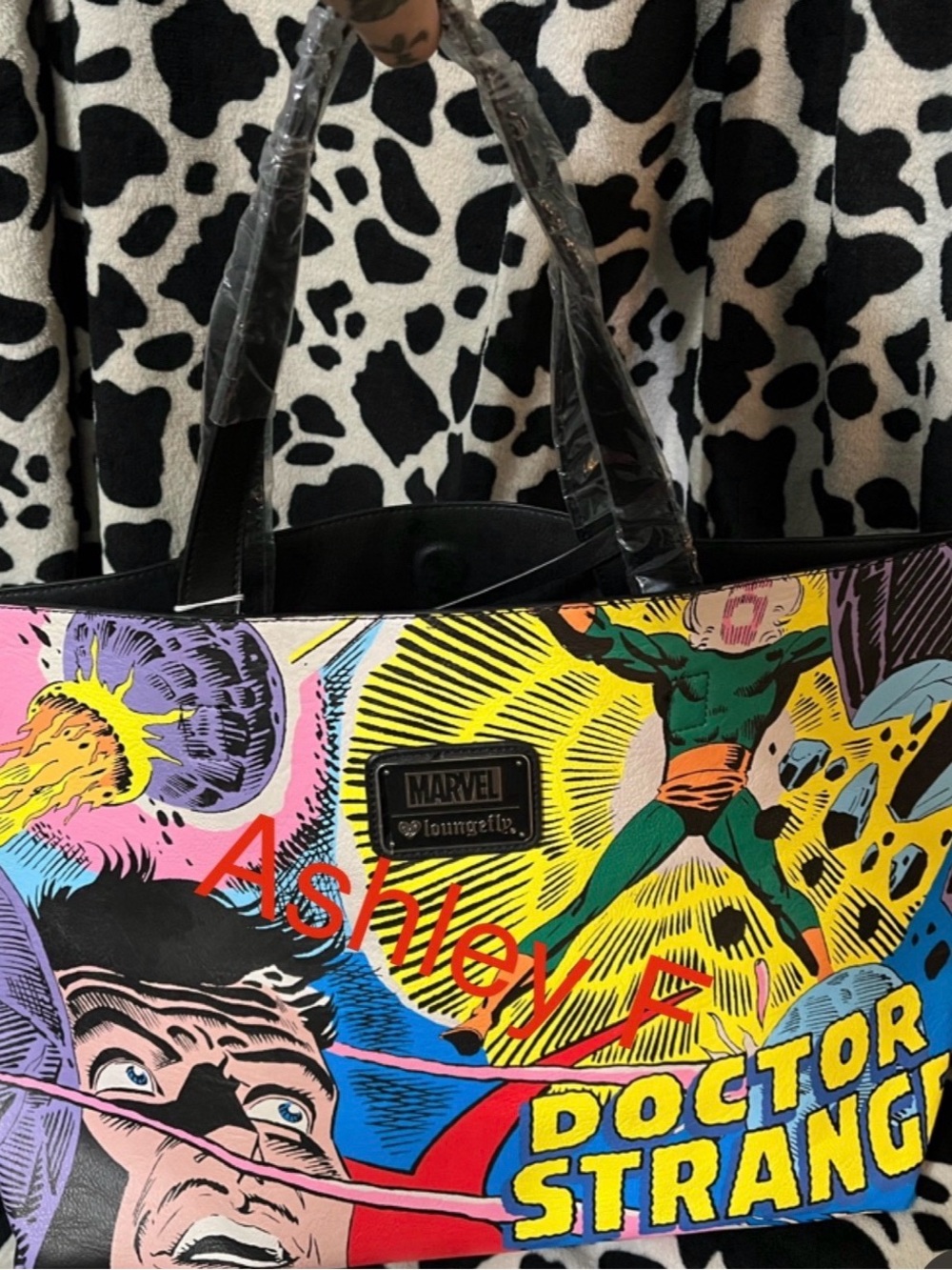 Dr strange marvel loungefly purse and wallet set